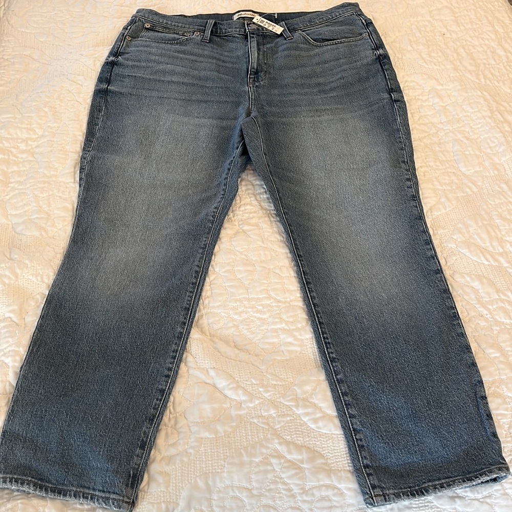Madewell, high rise, slim, boyjean